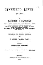 Tapa de Cynfeirdd Lleyn, 1500-1800: sef casgliad o ganiadau ..