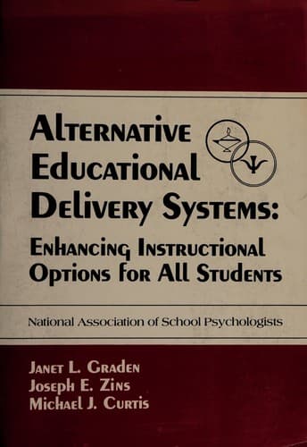 Tapa de Alternative educational delivery systems