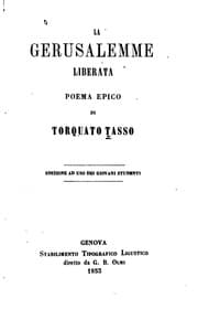 Tapa de La Gerusalemme liberata: poema epico