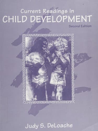 Tapa de Current Readings in Child Development