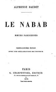 Tapa de Le nabab: moeurs parisiennes