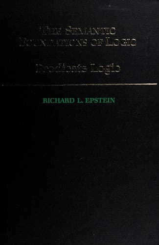 Tapa de The semantic foundations of logic