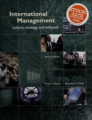 Tapa de International management
