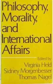 Tapa de Philosophy, morality, and international affairs