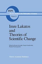 Tapa de Imre Lakatos and Theories of Scientific Change