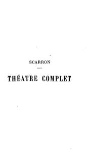 Tapa de Théâtre complet