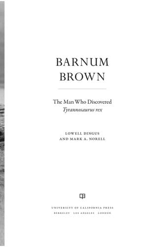 Tapa de Barnum Brown