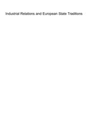 Tapa de Industrial relations and European state traditions