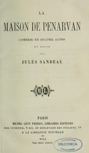 Tapa de Théâtre