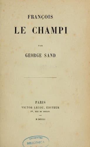 Tapa de François le Champi