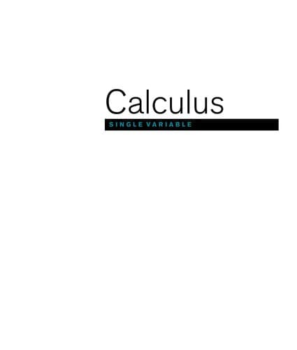 Tapa de Calculus multivariable