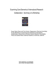 Tapa de Examining core elements of international research collaboration