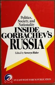 Tapa de Politics, society, and nationality inside Gorbachev's Russia