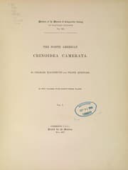 Tapa de The North American Crinoidea camerata