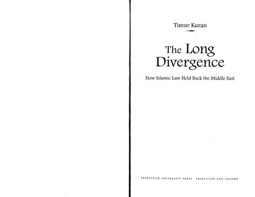 Tapa de The long divergence