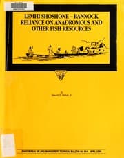 Tapa de Lemhi Shoshone-Bannock reliance on anadromous and other fish resources