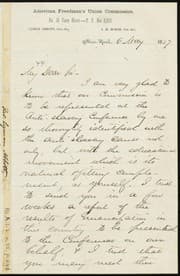 Tapa de [Letter to] My Dear Sir