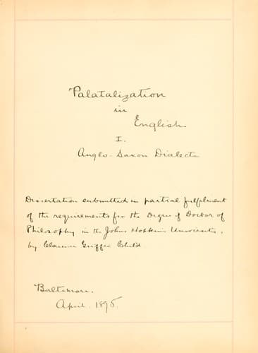 Tapa de Palatalization in English