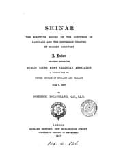 Tapa de Shinar, the Scripture record of the confusion of language and the dispersion verified by modern ..