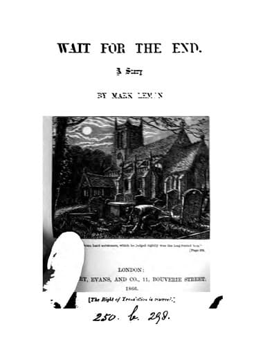 Tapa de Wait for the end