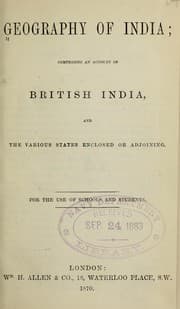 Tapa de Geography of India