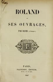 Tapa de Roland et ses ouvrages