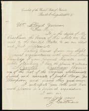 Tapa de [Letter to] Wm Lloyd Garrison, Dear Sir