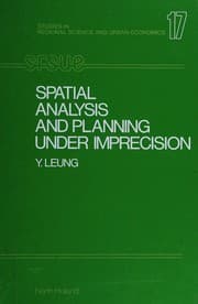 Tapa de Spatial analysis and planning under imprecision