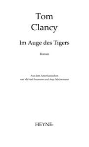 Tapa de Im Auge des Tigers