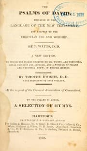 Tapa de The Psalms of David