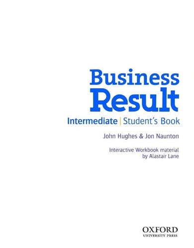 Tapa de Business result
