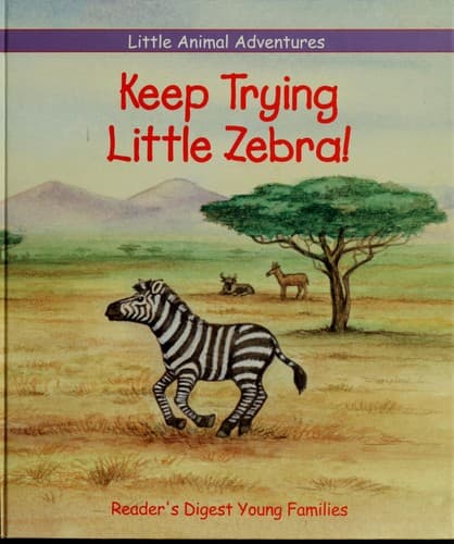 Tapa de Keep trying Little Zebra