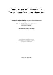 Tapa de Wellcome witnesses to twentieth century medicine. the case of monoclonal antibodies ; Self and non-self