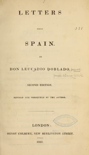 Tapa de Letters from Spain