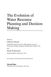 Tapa de The evolution of water resource planning and decision making
