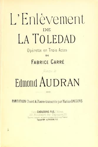 Tapa de L'enlèvement de La Toledad