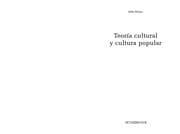 Tapa de Teori a cultural y cultura popular