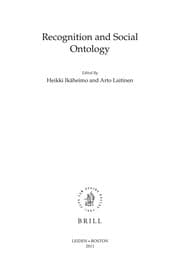 Tapa de Recognition and social ontology