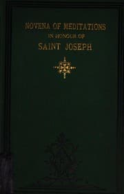 Tapa de A Novena Of Meditations In Honour Of Saint Joseph