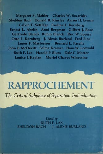 Tapa de Rapprochement