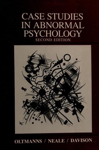 Tapa de Case studies in abnormal psychology