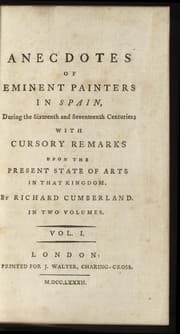 Tapa de Anecdotes of eminent painters in Spain, during the sixteenth and seventeenth centuries