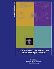 Tapa de The Research Methods Knowledge Base