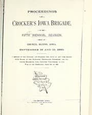 Tapa de Proceedings of Crocker's Iowa Brigade ... biennial reunion ...