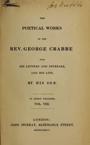 Tapa de Poetical works, with his letters and journals, and his life
