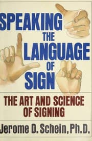 Tapa de Speaking the language of sign