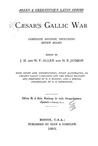 Tapa de Gallic war