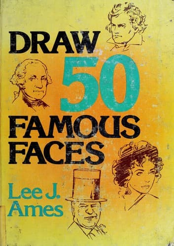 Tapa de Draw 50 famous faces