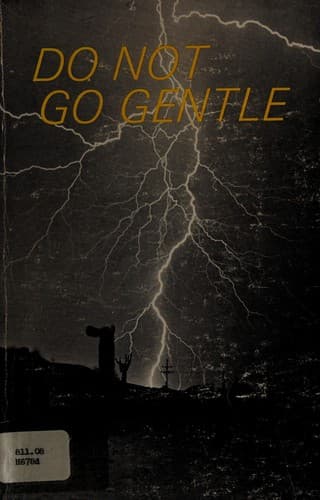 Tapa de Do not go gentle