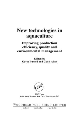 Tapa de New technologies in aquaculture